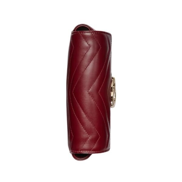 Rote Super-Mini-Tasche mit Chevron-Muster 16.5 cm - Image 5