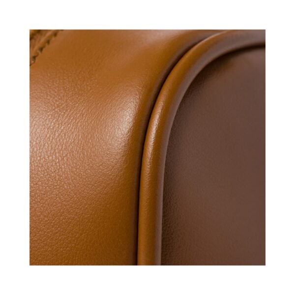 Cognac Leder-Top-Griff 17 cm - Image 5