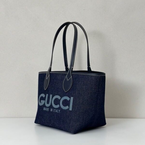 Totissima Kleine Wendetasche Dunkelblauer Denim 22 cm - Image 2