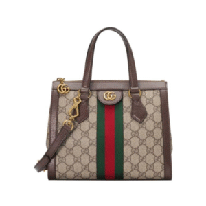 Ophidia GG Supreme Medium Tote Dark Coffee 24 cm