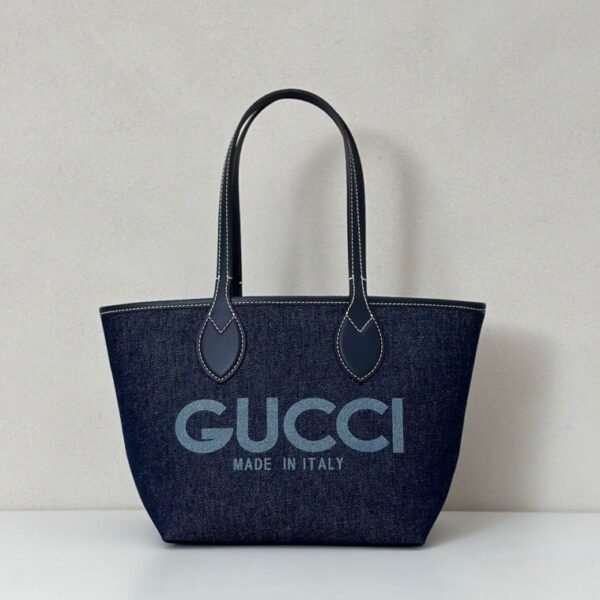 Totissima Kleine Wendetasche Dunkelblauer Denim 22 cm - Image 4