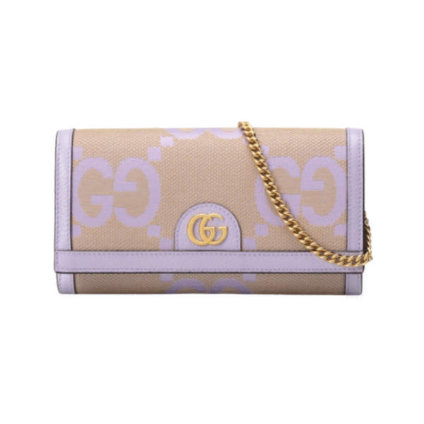 Ophidia Jumbo GG Continental Lila/Beige 19 cm