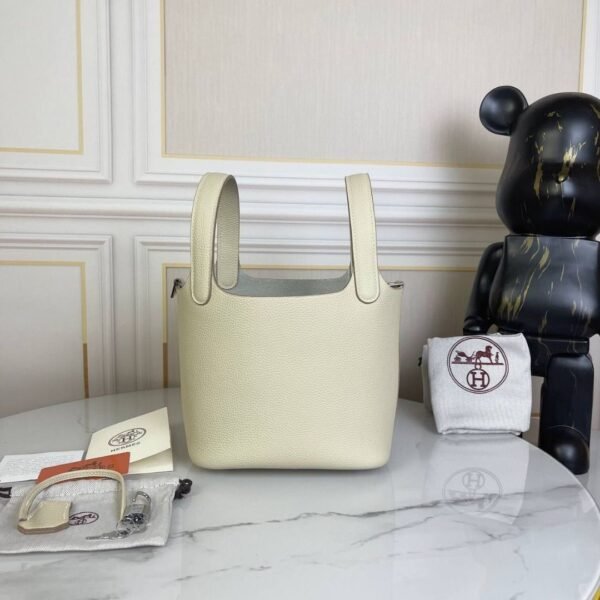 Picotin Lock Togo Creme 18 cm - Image 4