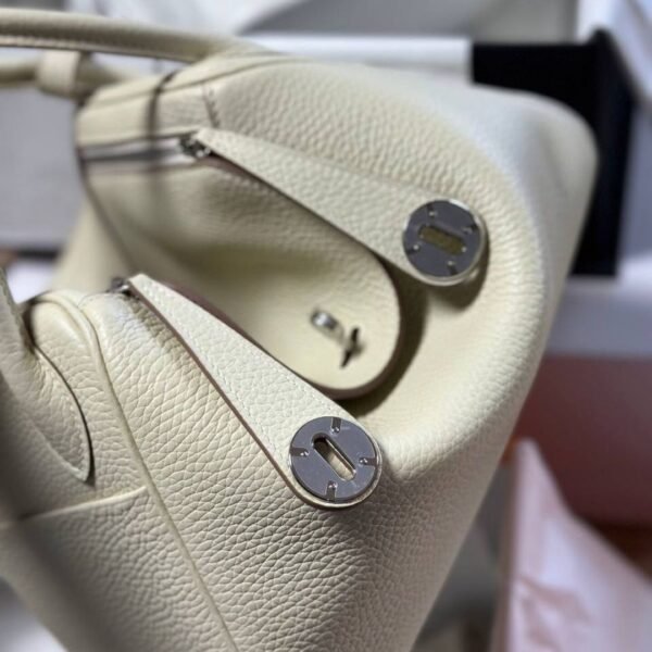 Lindy Togo White Clemence 26 cm - Image 3