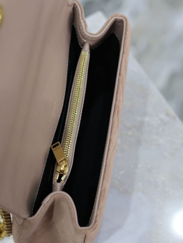 wildleder Karamell mit Goldschnalle 24 cm - Image 2