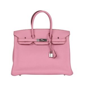 Bubblegum Togo mit Palladium-Beschlägen 35 cm