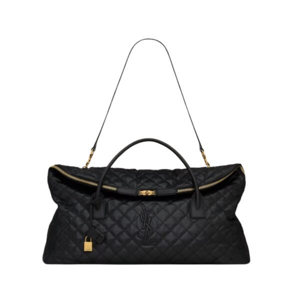 ES Giant Travel Bag aus gestepptem Leder 56 cm - Image 4