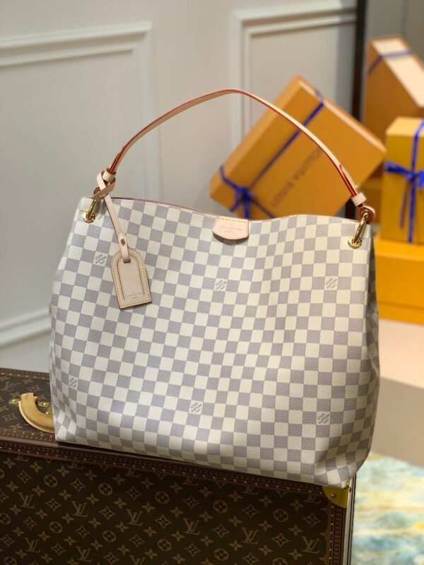 Graceful MM Damier Azur 41 cm - Image 5