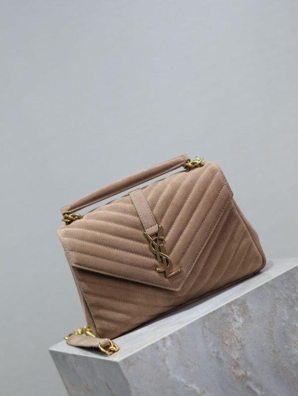 wildleder Karamell mit Goldschnalle 24 cm - Image 7