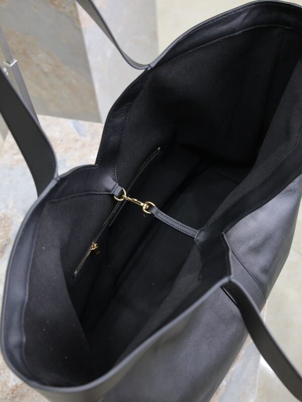 Y TOTE IN LEATHER 37 cm - Image 5