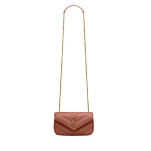 Loulou Mini aus Lammleder in Staubrosa 20 cm